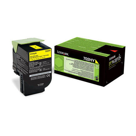 70C2HY0 - Toner Marque Lexmark 70C2HY0 - Jaune