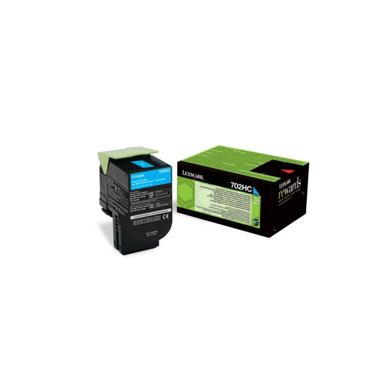 70C20C0 - Toner Marque Lexmark 70C20C0 - Cyan