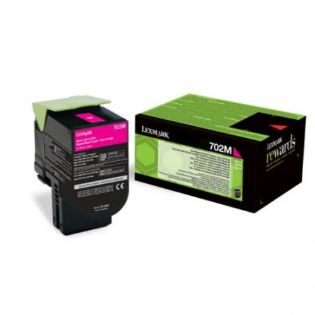 70C20M0 - Toner Marque Lexmark 70C20M0 - Magenta