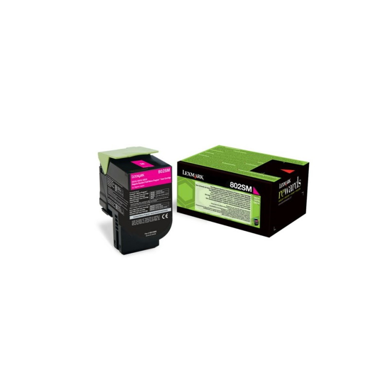 802SM - Toner Marque Lexmark 80C2SM0 - Magenta