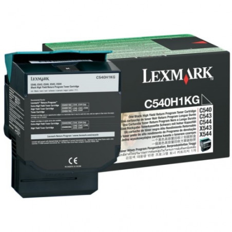 540H - Toner Marque Lexmark 0C540H1KG - noir