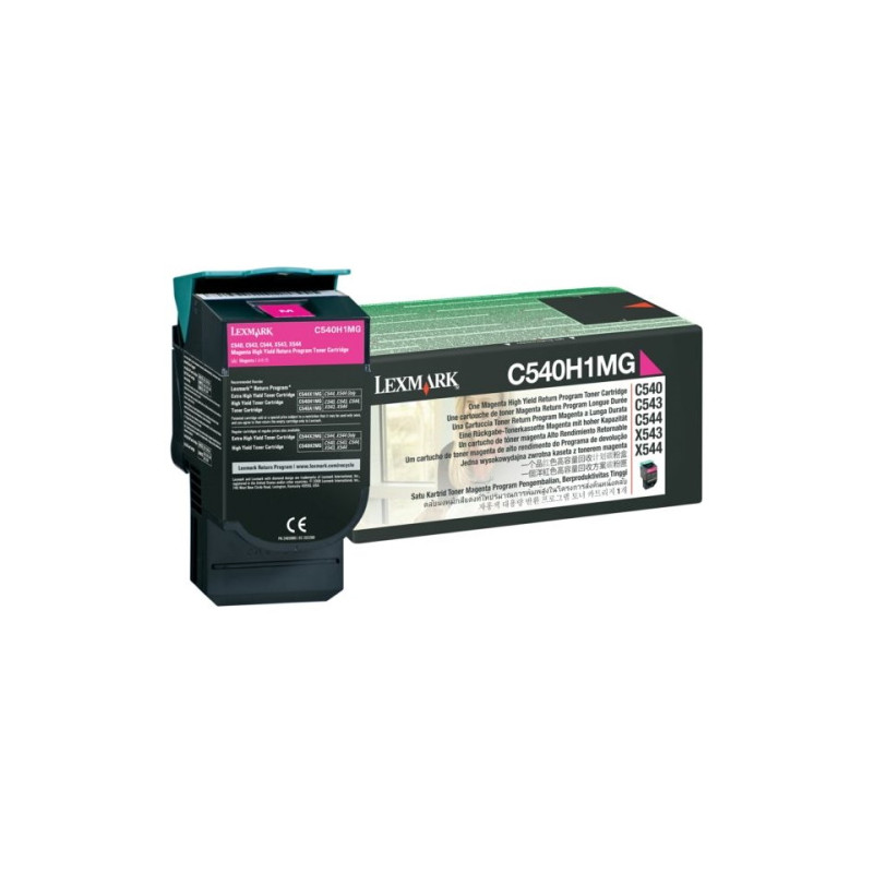 540H - Toner Marque Lexmark 0C540H1MG - Magenta