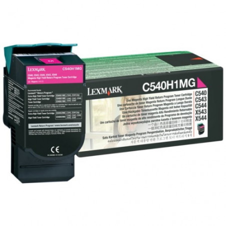 540H - Toner Marque Lexmark 0C540H1MG - Magenta