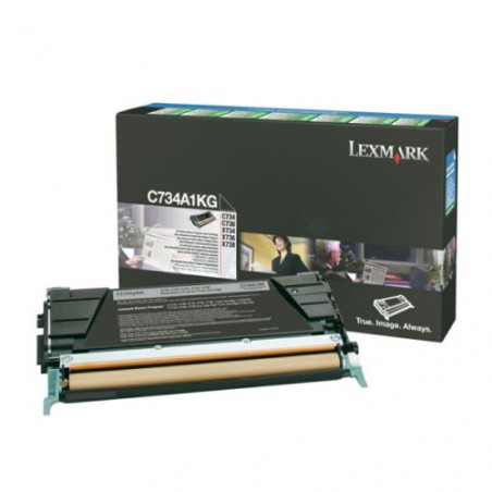 734 - Toner Marque Lexmark C734A1KG - noir