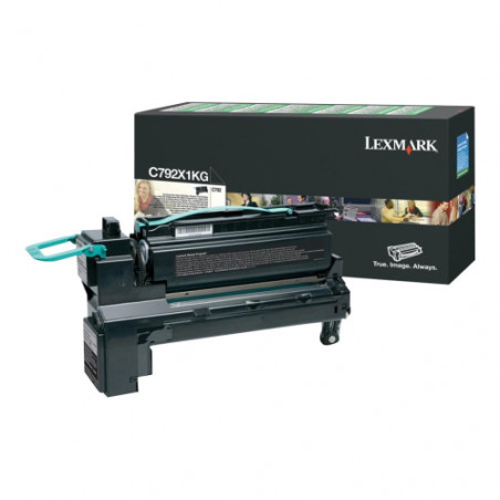 792 - Toner Marque Lexmark C792X1KG - noir