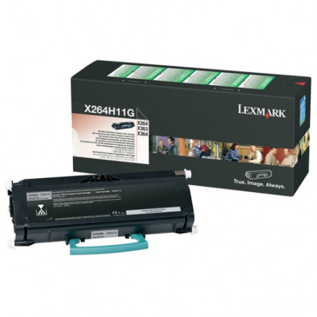 264H - Toner Marque Lexmark 0X264H11G - noir