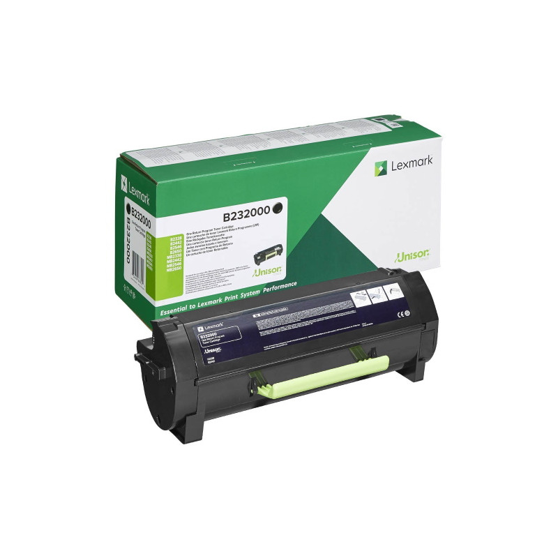 232 - Toner Marque Lexmark B232000 - noir