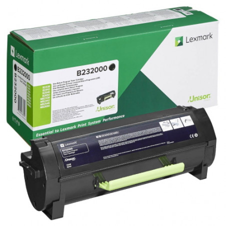 232 - Toner Marque Lexmark B232000 - noir