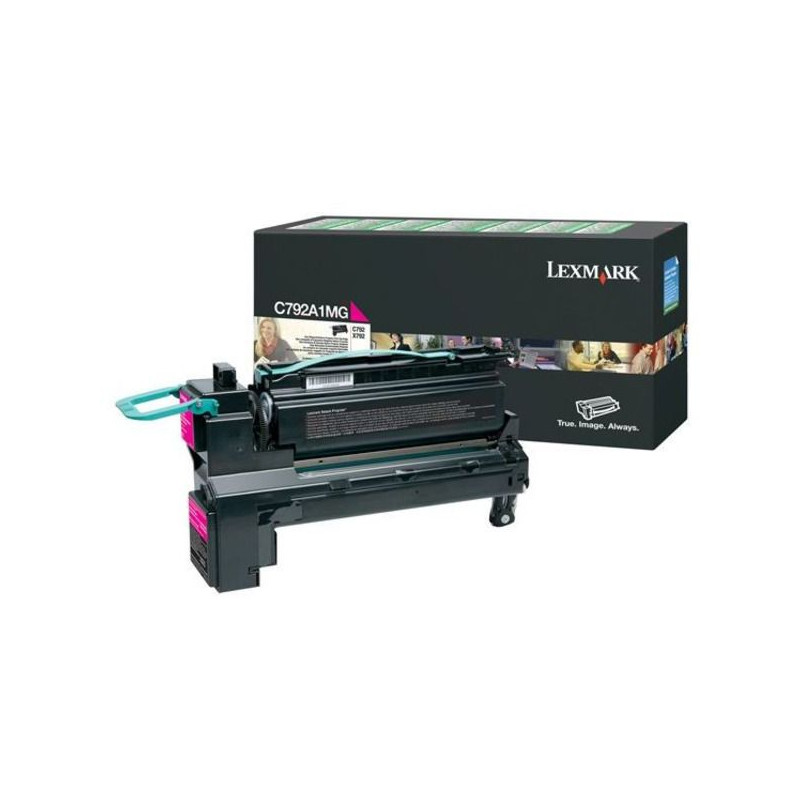 792 - Toner Marque Lexmark C792A1MG - Magenta