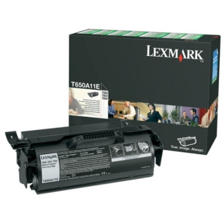 650A - Toner Marque Lexmark T650A11E - noir