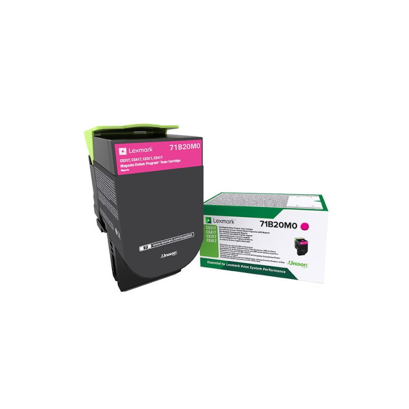 71B20M0 - Toner Marque Lexmark 71B20M0 - Magenta