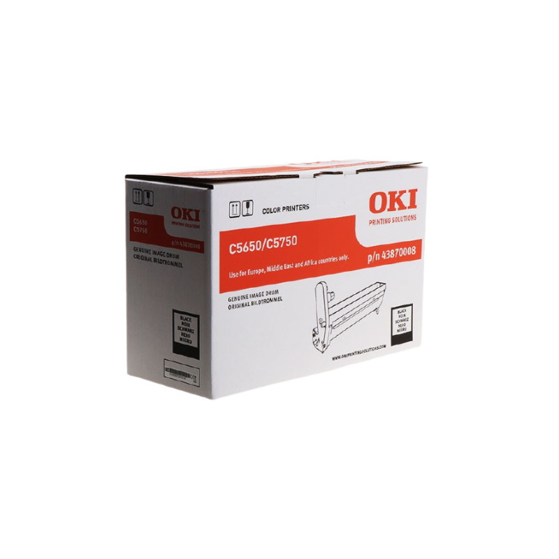 43870008 - Tambour Marque Oki 43870008 - Noir