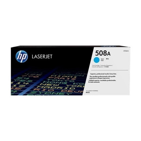 Hp 508A - Toner original Hp CF361A - Cyan