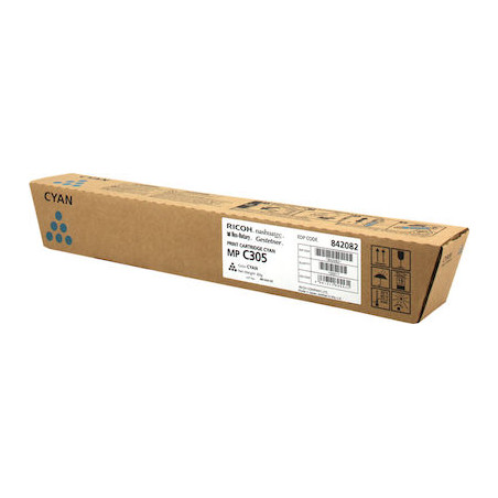 842082 - Toner Marque Ricoh 842082, TYPEMPC305E - Cyan