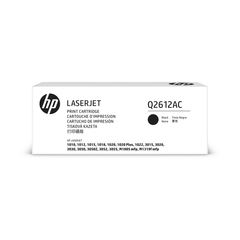 12AC - Toner Marque Hp Q2612AC - Contrat - noir