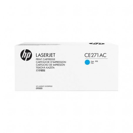 650A - Toner Marque Hp CE271AC, 650AC Contrat - Cyan