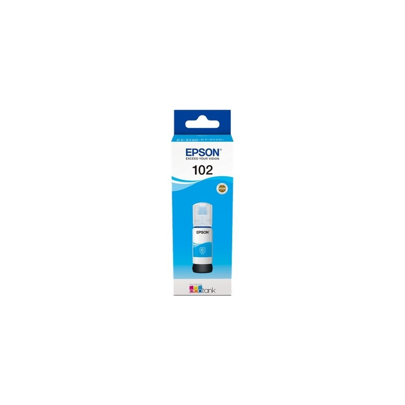 Epson 102 - Recharge d'encre marque C13T03R240 - Cyan