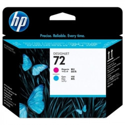 72 - Cart. Encre Marque Hp C9383A - Cyan & Magenta