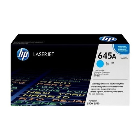 645A - Toner Marque Hp C9731A - Cyan & Magenta