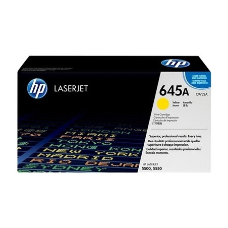 645A - Toner Marque Hp C9732A - Jaune