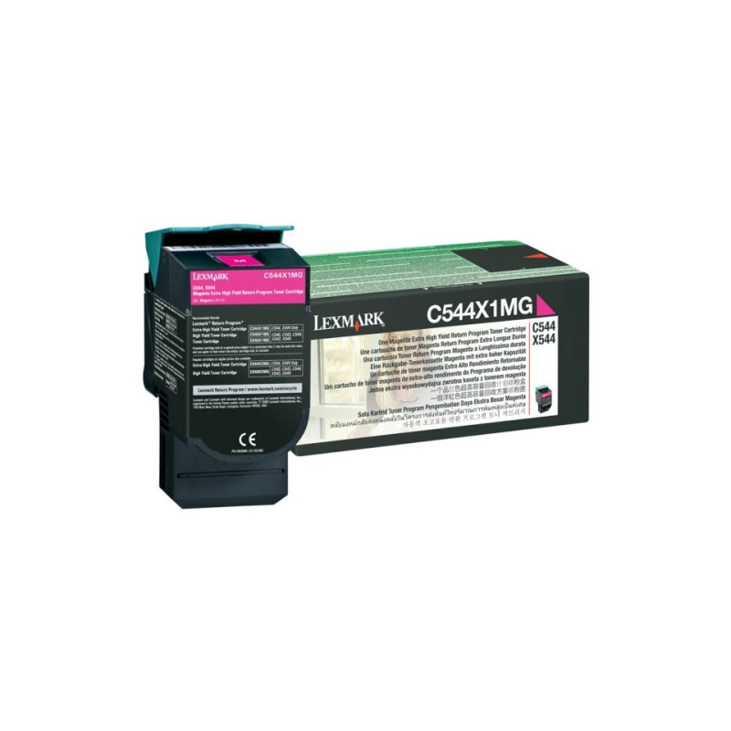 544 - Toner Marque Lexmark C544X1MG - Magenta