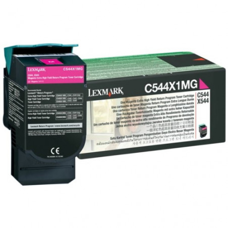 544 - Toner Marque Lexmark C544X1MG - Magenta