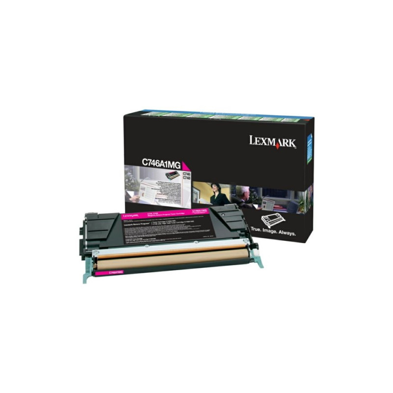 746 - Toner Marque Lexmark C746A1MG - Magenta