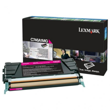 746 - Toner Marque Lexmark C746A1MG - Magenta