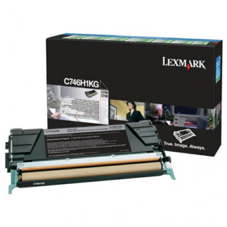 746 - Toner Marque Lexmark C746H1KG - Cyan