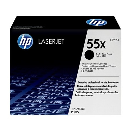 HP 55X - Toner original HP CE255X - Noir