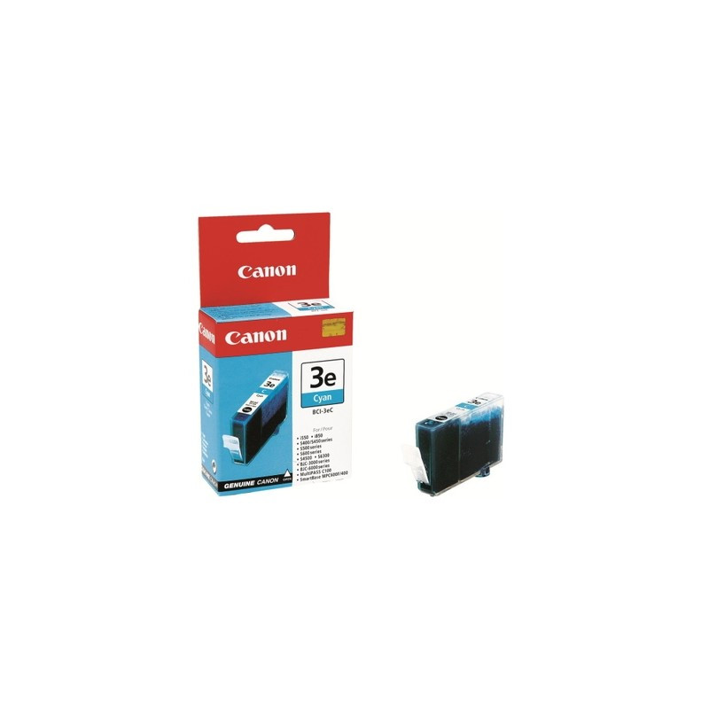 3e - Cart. Encre Marque Canon BCI3EC, 4480A002 - Cyan