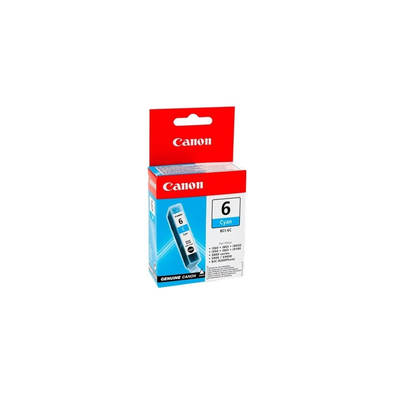 6 - Cart. Encre Marque Canon BCI6PC, 4709A002 - Light cyan