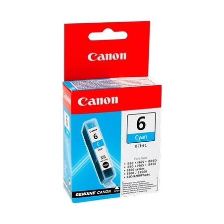 6 - Cart. Encre Marque Canon BCI6PC, 4709A002 - Light cyan