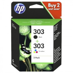 303 - Pack x 2 Cart. Encre Marque Hp 3YM92AE - Noir Tricolor