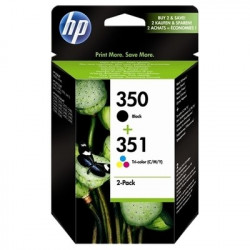 350/351 - Pack x 2 Cart. Encre Marque Hp SD412EE - Noir Tricolor