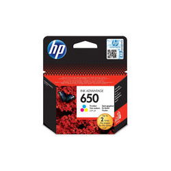 650 - Cart. Encre Marque Hp CZ102AE - Tricolor