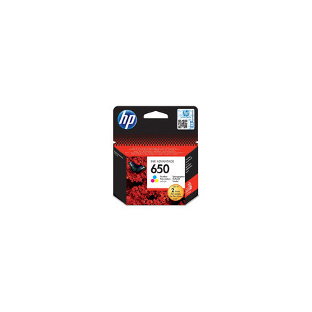 650 - Cart. Encre Marque Hp CZ102AE - Tricolor