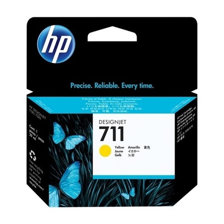 711 - Cart. Encre Marque Hp CZ132A - Jaune