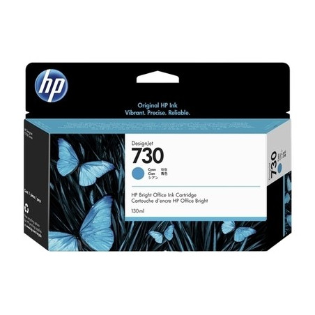 730 - Cart. Encre Marque Hp P2V62A - Cyan