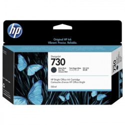 730 - Cart. Encre Marque Hp P2V65A - Noir mate