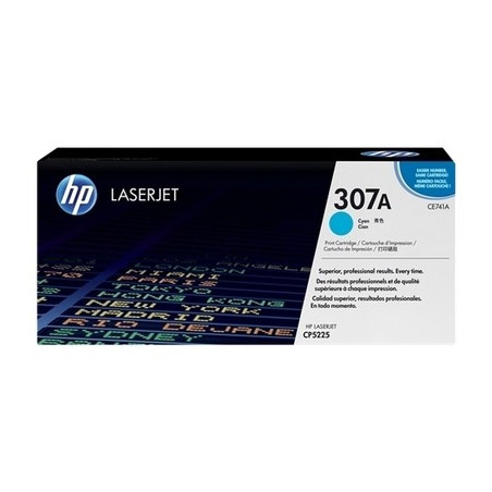 Hp 307A - Toner original Hp CE741A - Cyan