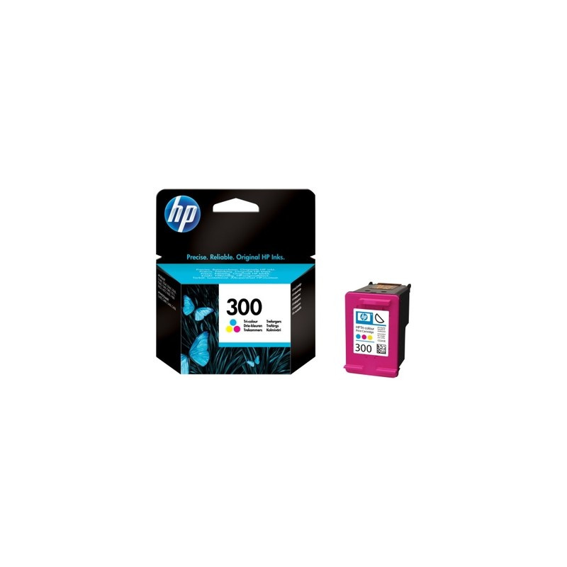 300 - Cart. Encre Marque Hp CC643EE - Tricolor
