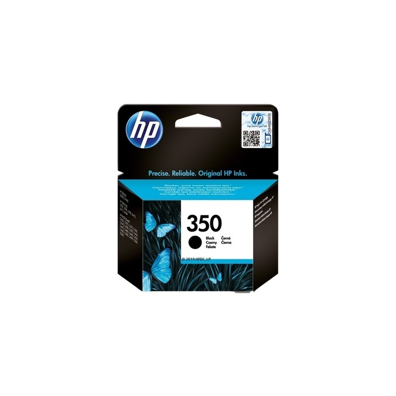 350 - Cart. Encre Marque Hp CB335EE - noir