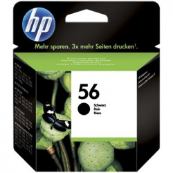 56 - Cart. Encre Marque Hp C6656AE - noir