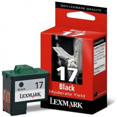 17 - Cart. Encre Marque Lexmark 010NX217E - Noir