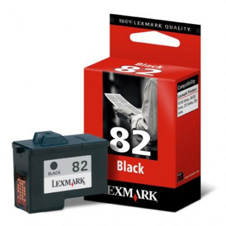 82 - Cart. Encre Marque Lexmark 018L0032E - Noir