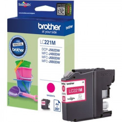 221M - Cart. Encre Marque Brother LC221M - Magenta