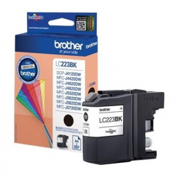 223BK - Cart. Encre Marque Brother LC223BK - noir