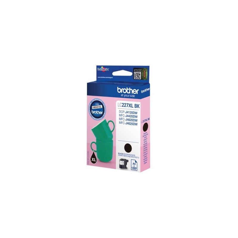 227 - Cart. Encre Marque Brother LC227XLB - noir