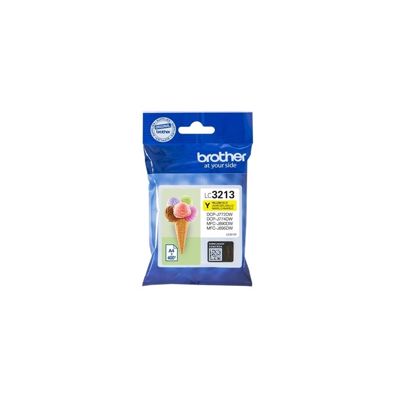 3213Y - Cart. Encre Marque Brother LC3213Y - Jaune